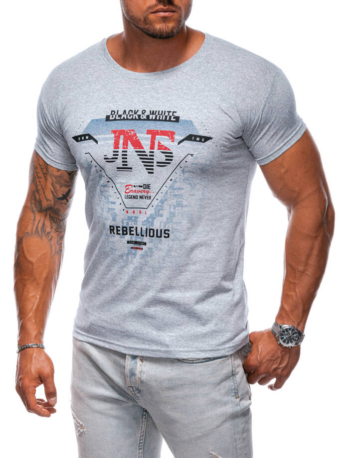 Men's t-shirt S2021 - light grey