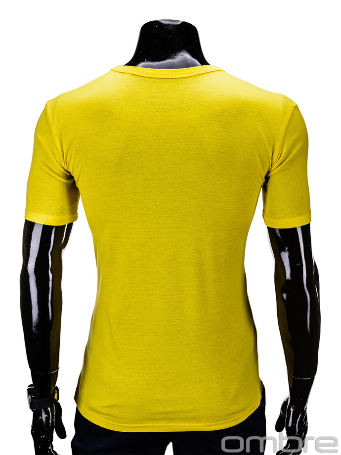 Men's t-shirt S619 - yellow