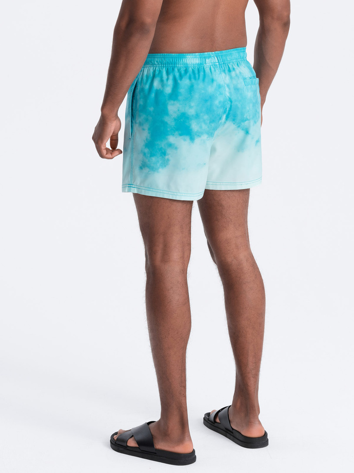 Men's tie dye swim trunks blue V8 OMSRBS0125 MODONE wholesale