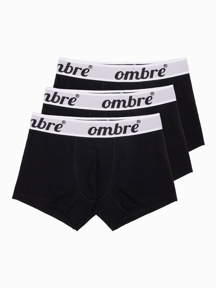 Men's underpants - black 3-pack U159