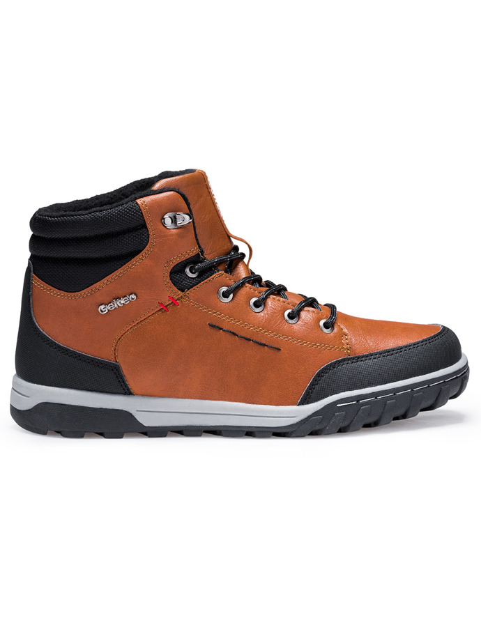 Men's winter boots T253 - brown