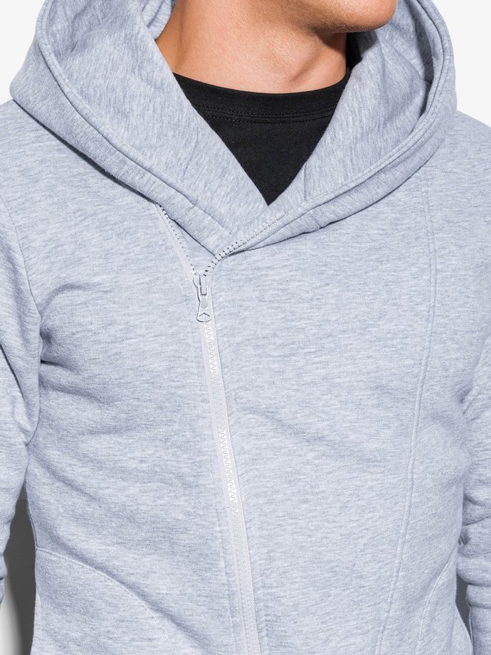 Men's zip-up hoodie PRIMO - grey