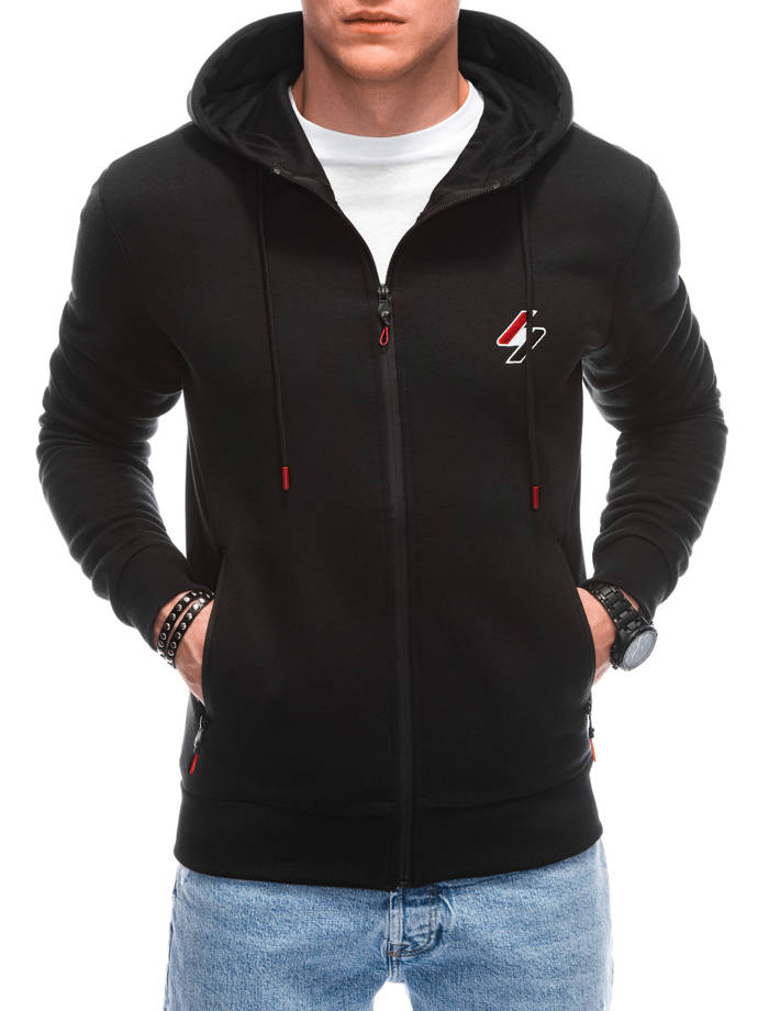 Men's zip-up sweatshirt B1553 - black