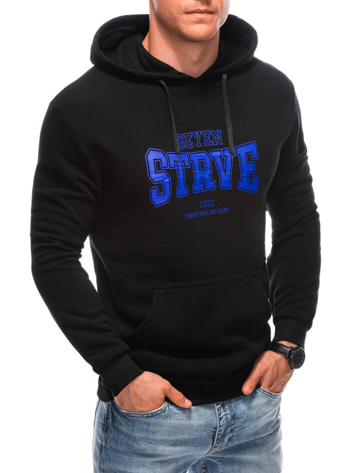 Men's zip-up sweatshirt B1616 - black