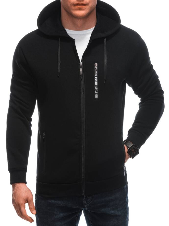 Men's zip-up sweatshirt B1641 - black