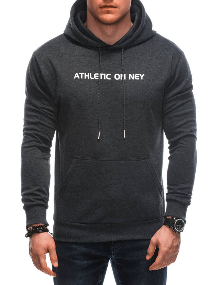 Men's zip-up sweatshirt B1653 - dark grey