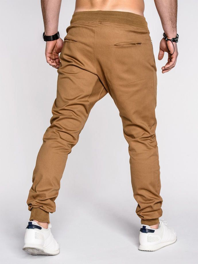 Pants P494 - camel | MODONE wholesale - Clothing For Men