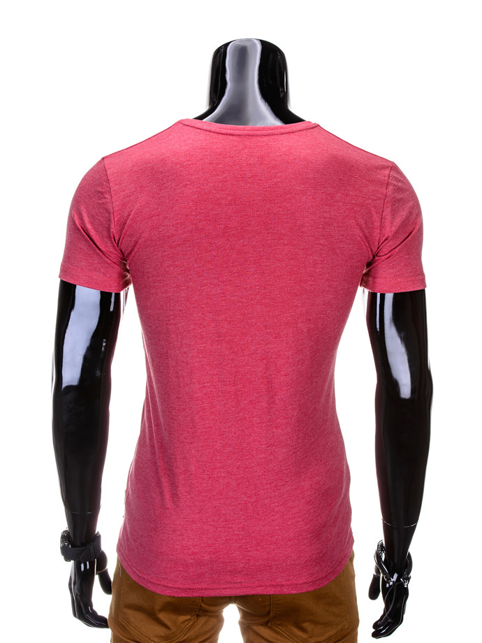 Printed men's t-shirt S688 - red