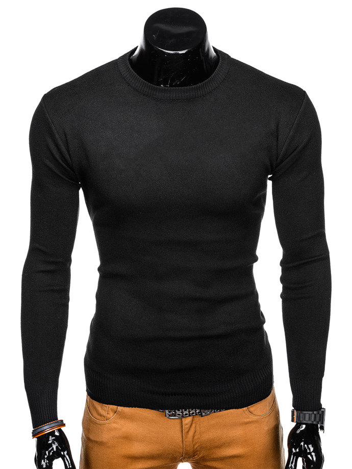 Sweter męski E142 - czarny