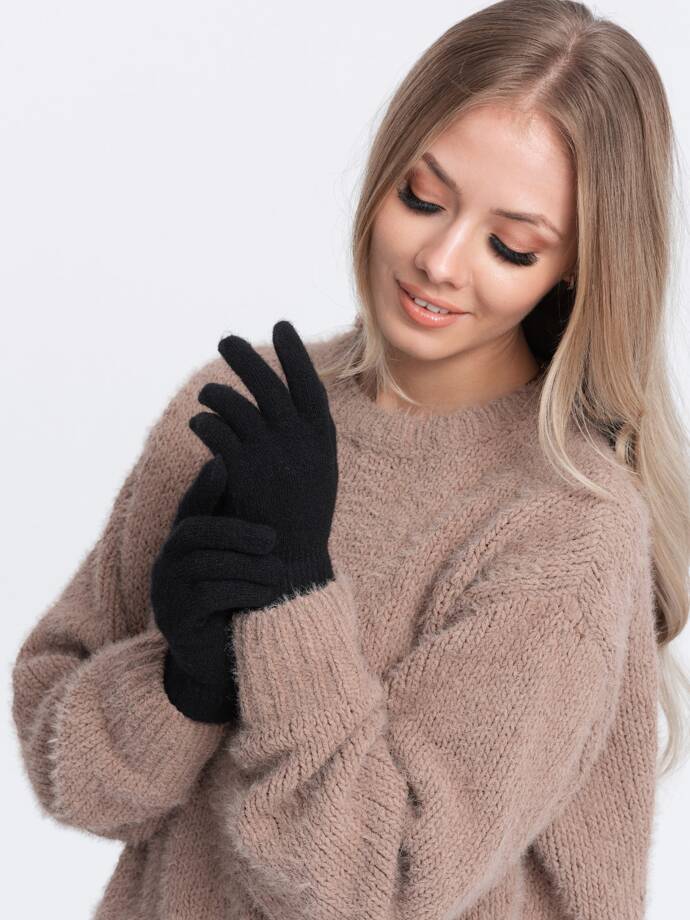 Women's gloves ALR067 - black