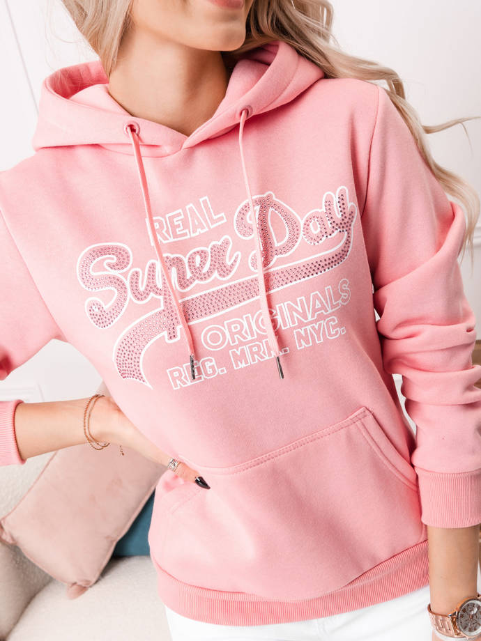 Women's hoodie TLR037 - pink