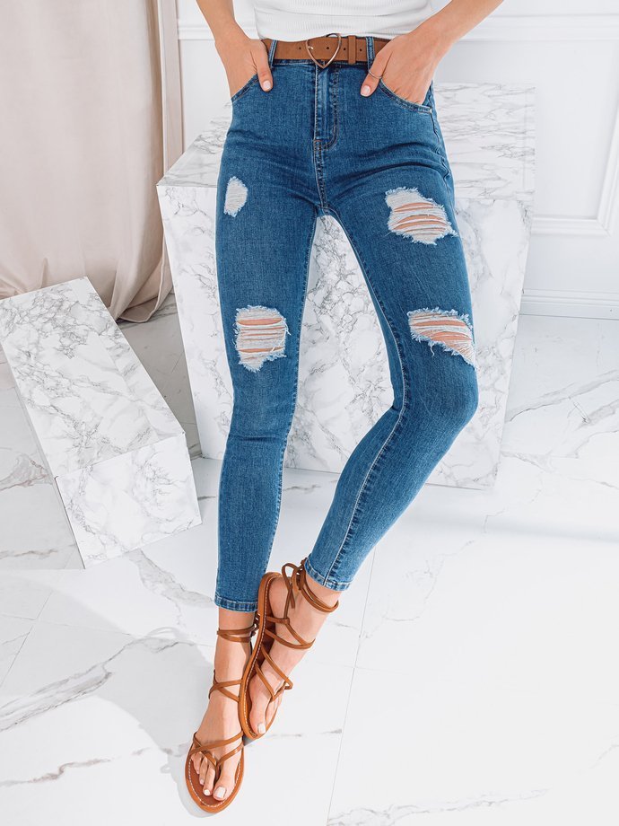 Women's jeans PLR073 - blue