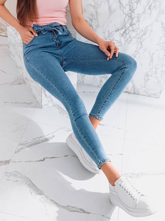 Women's jeans PLR076 - blue