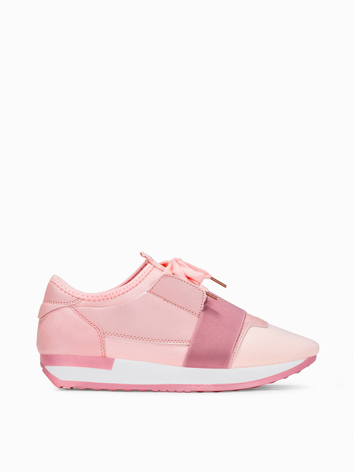 office pink trainers