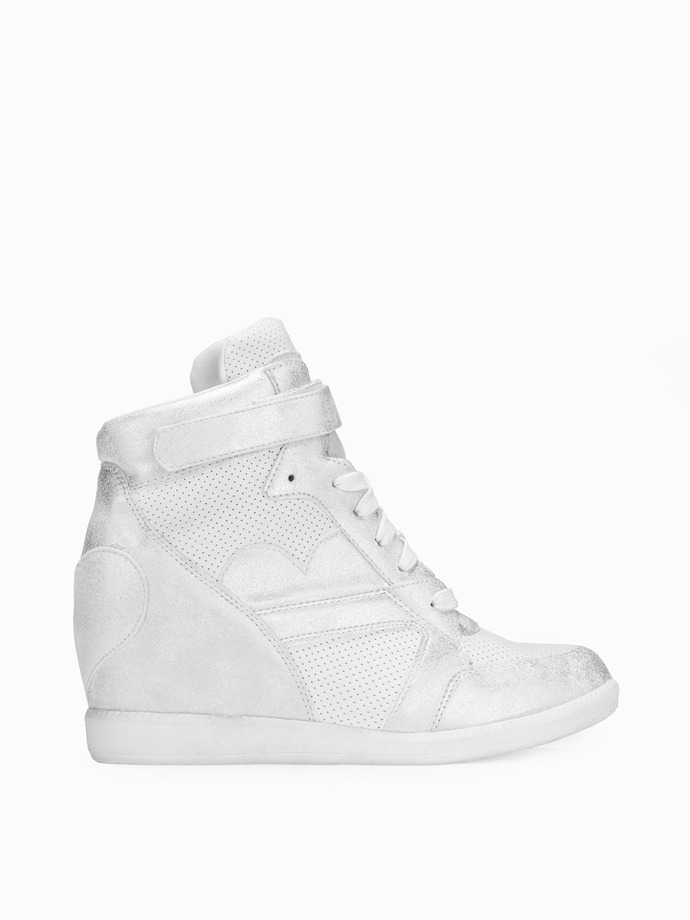 Women’s platform sneakers-white LR191