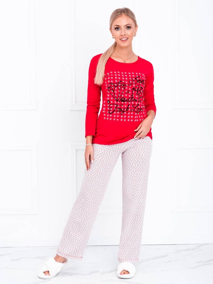 Women's pyjamas ULR136 - red