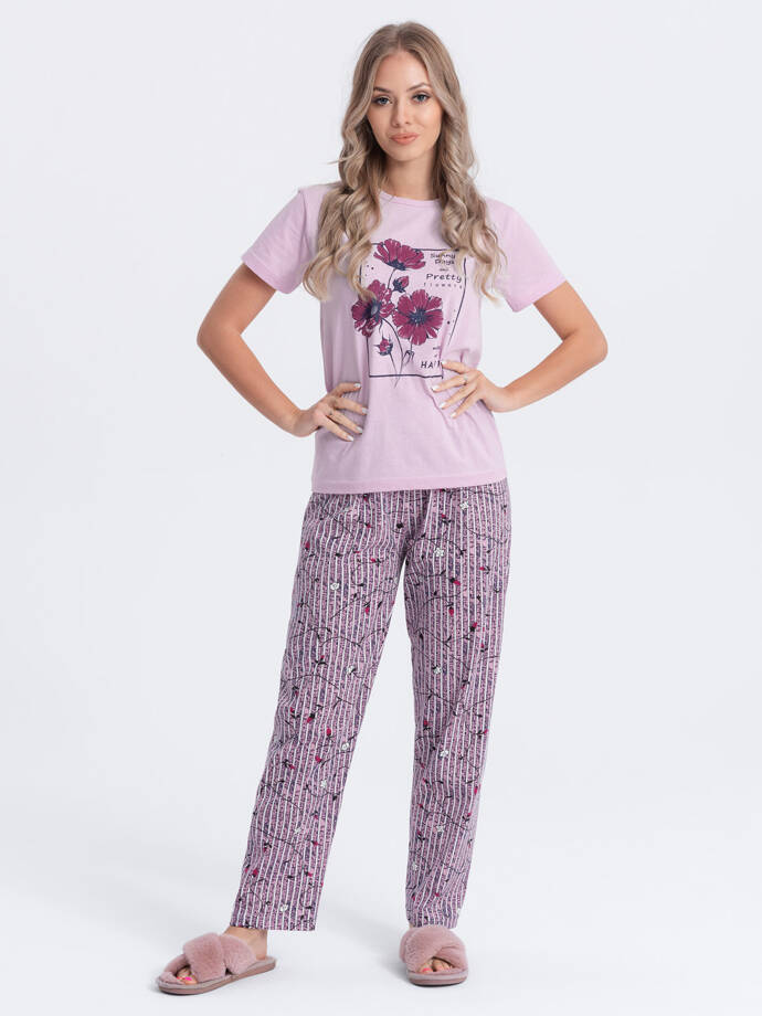 Women's pyjamas ULR220 - light pink