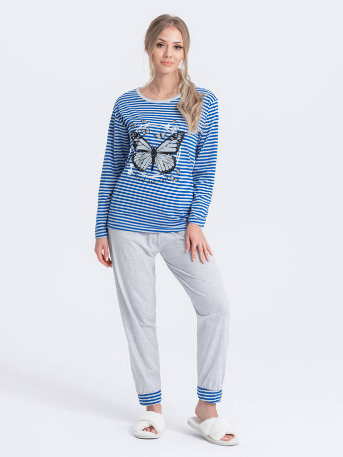 Women's pyjamas ULR221 - blue