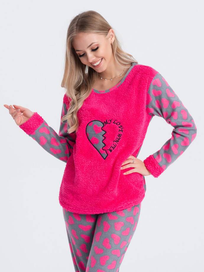 Women's pyjamas ULR226 - pink