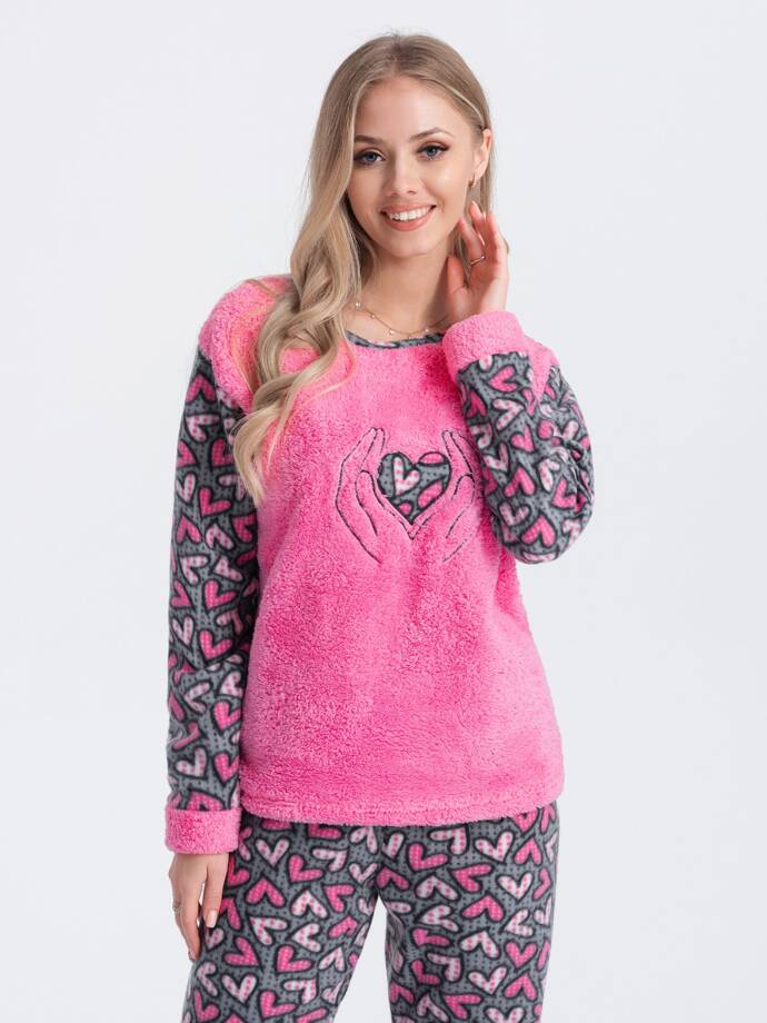 Women's pyjamas ULR227 - pink