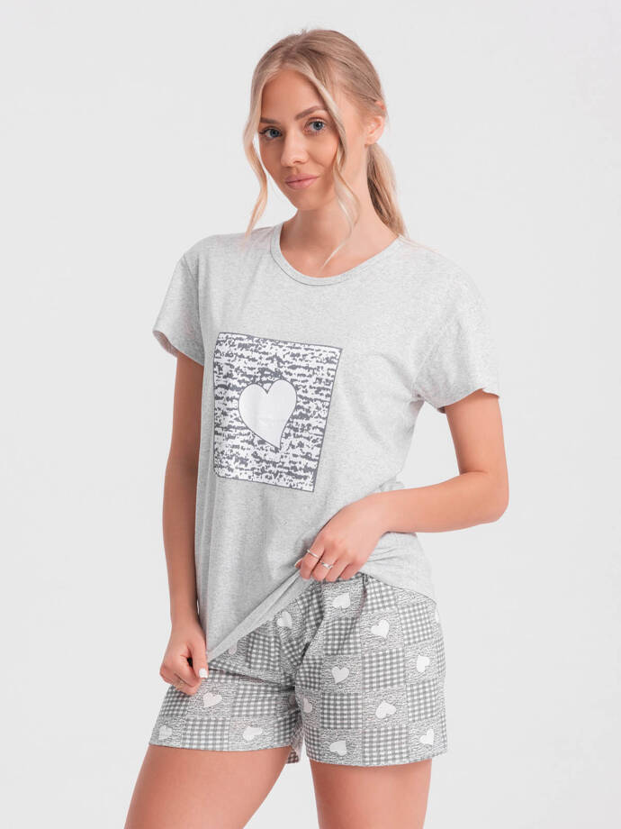 Women's pyjamas ULR321 - grey
