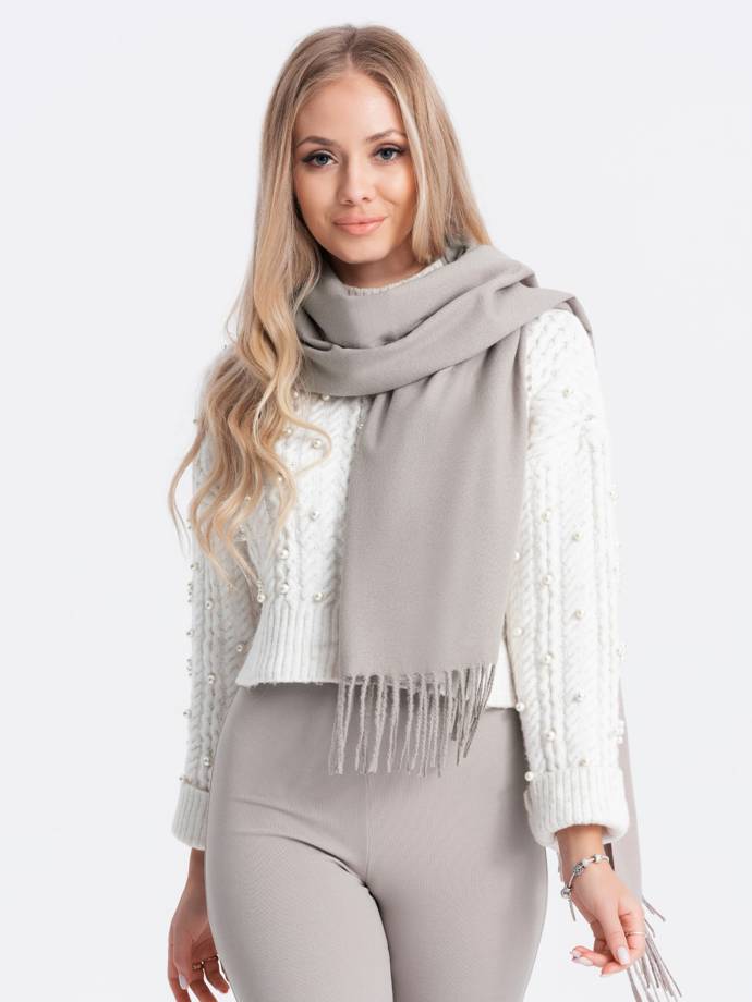 Women's scarf ALR061 - grey