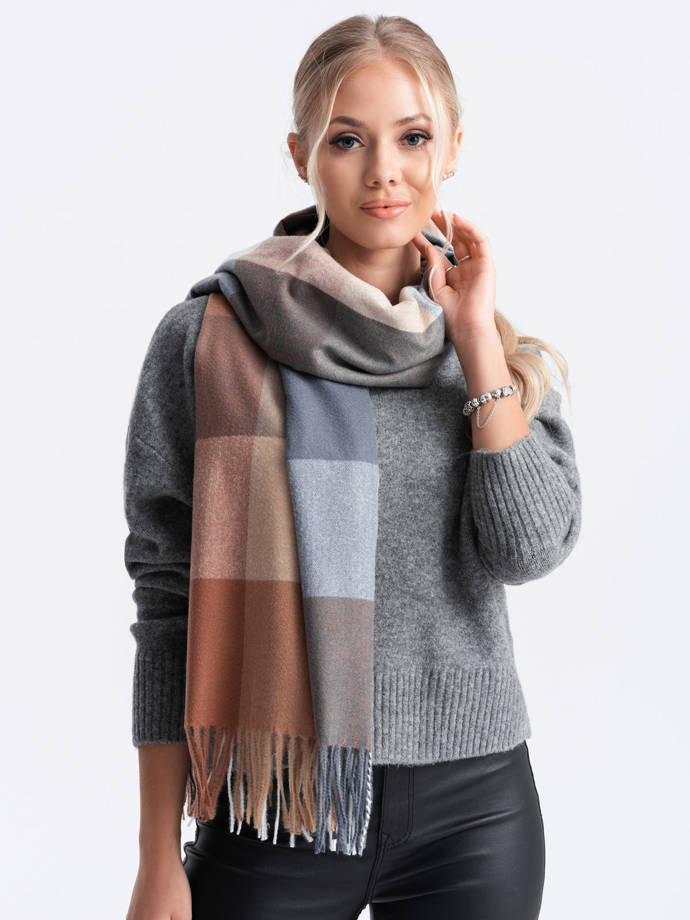 Women's scarf ALR063 - brown