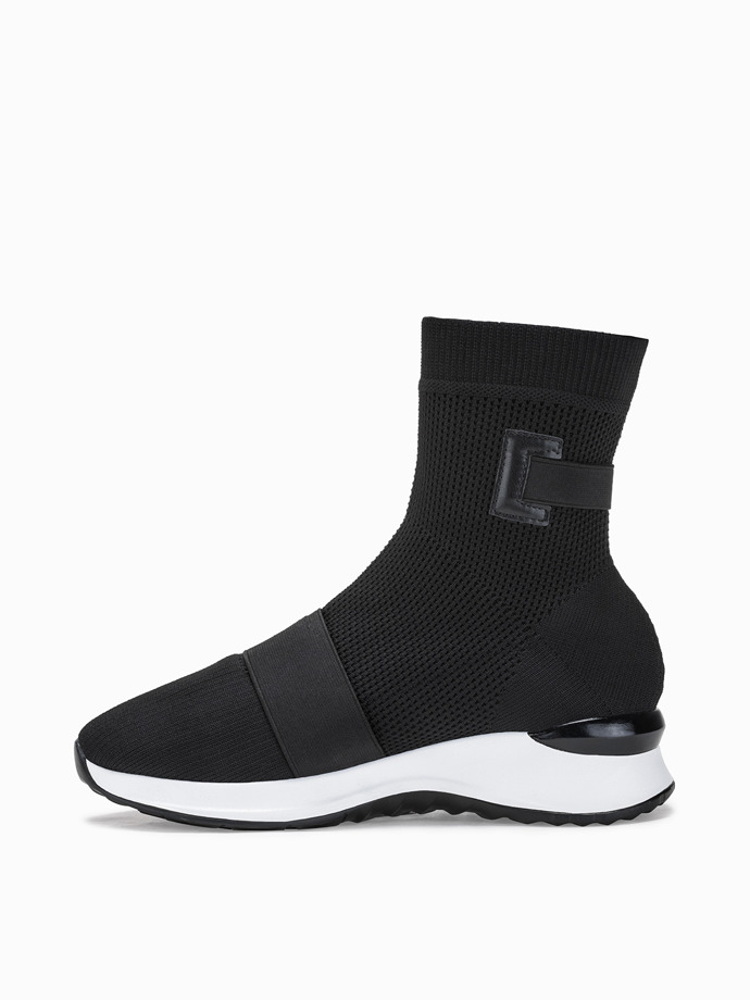 Women’s sock style trainers LR301 black | MODONE wholesale - Clothing ...