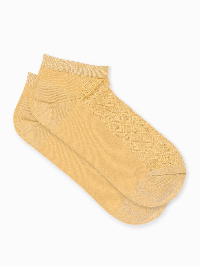 Women's socks ULR018 - yellow