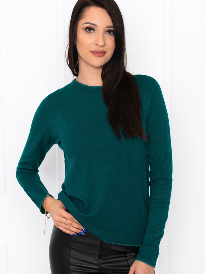 Women's sweater ELR002 - dark green