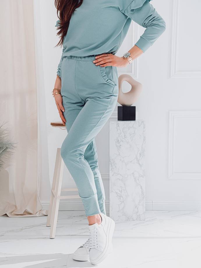 Women's sweatpants PLR045 - light blue | MODONE wholesale - Clothing ...