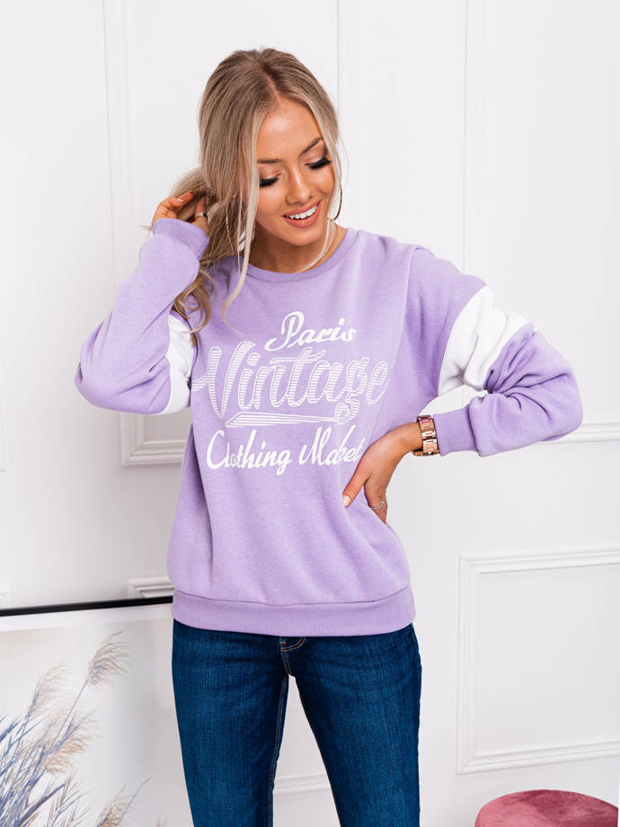 Women's sweatshirt TLR023 - violet