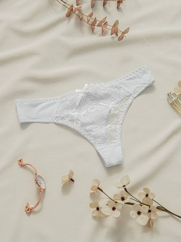 Women's thong panties ULR337 - white