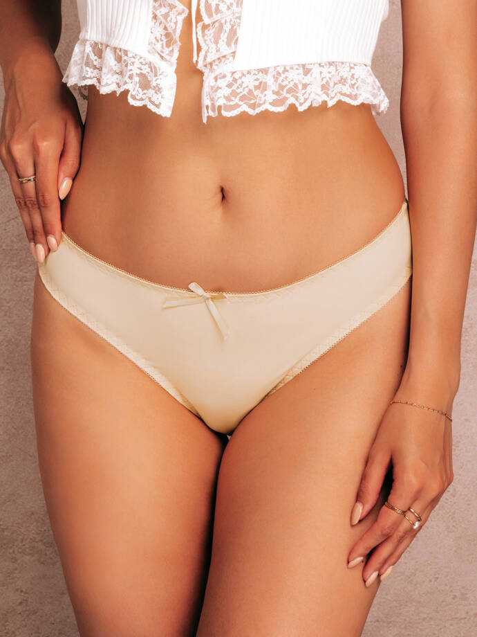 Women's thong panties ULR339 - beige