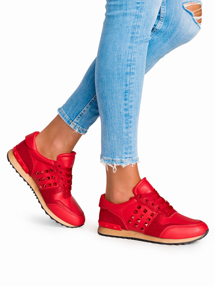 Women's trainers LR196 red