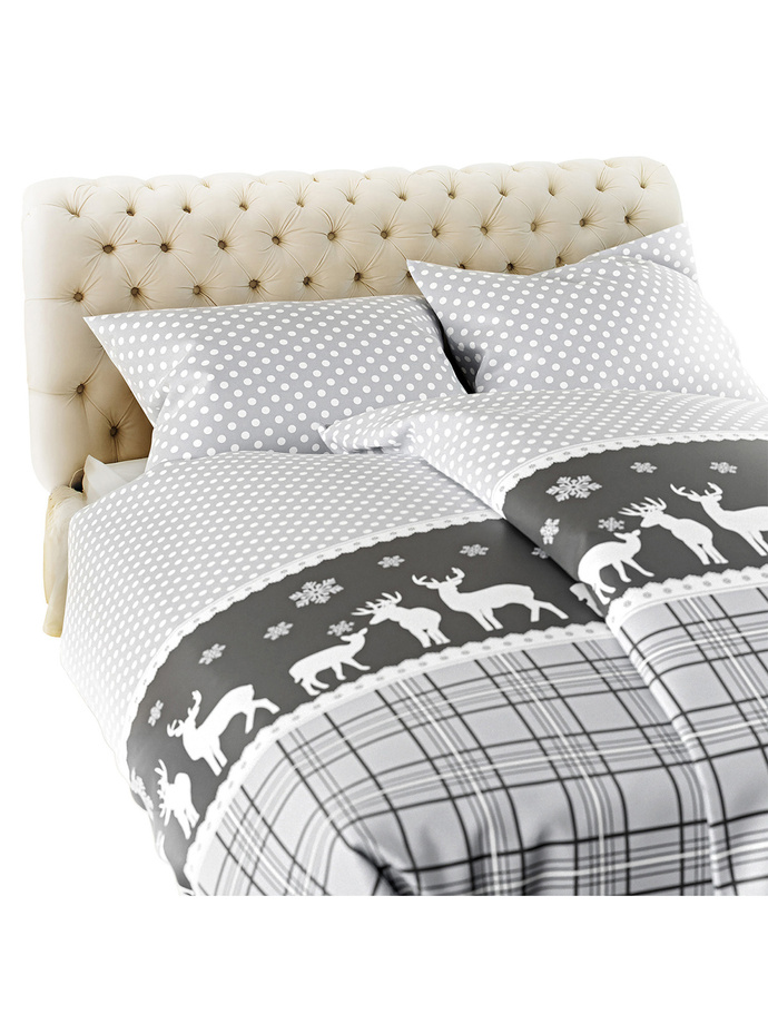 Xmass 1C flannel bedding A778 grey MODONE wholesale Clothing For Men