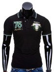 Men's polo shirt S621 - black