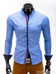 Men's shirt K237 - light blue