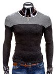 Men's sweatshirt B445 - black