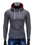 Men's sweatshirt B622 - dark grey