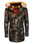 Men's winter parka jacket c280 (ii RATE) - camo