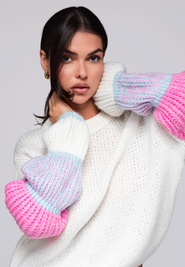 Women's sweater LW-SWSW-0107 - cream