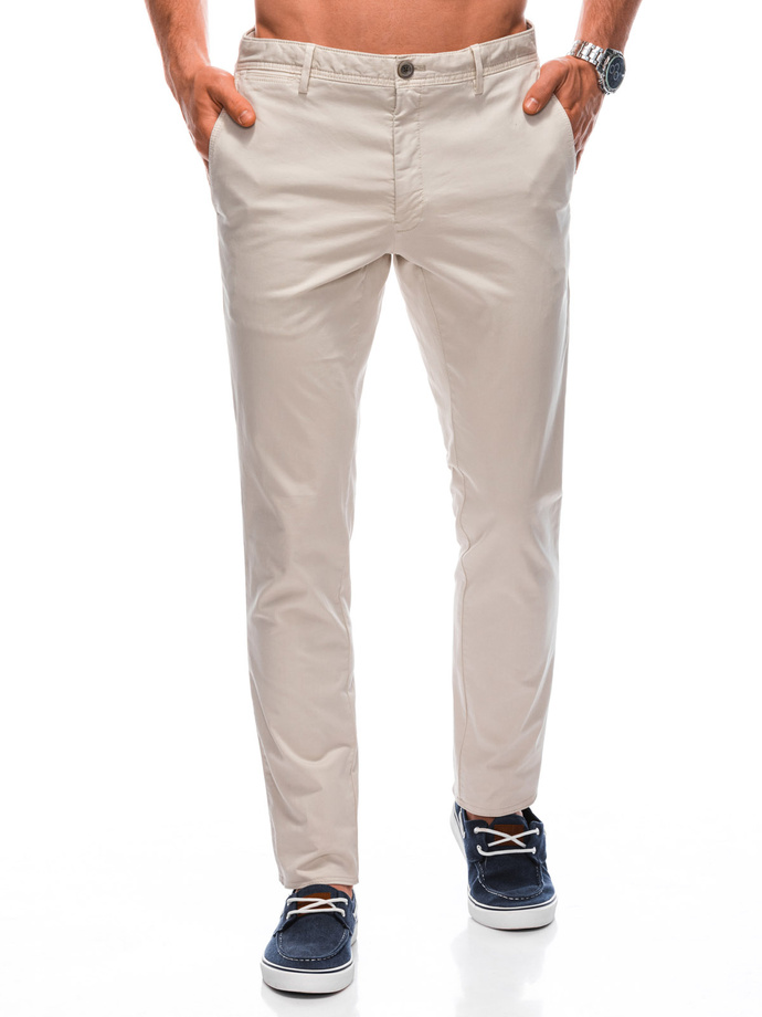 Men's pants chino P1359 - beige