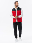 MEN'S QUILTED SLEEVELESS V63 - RED