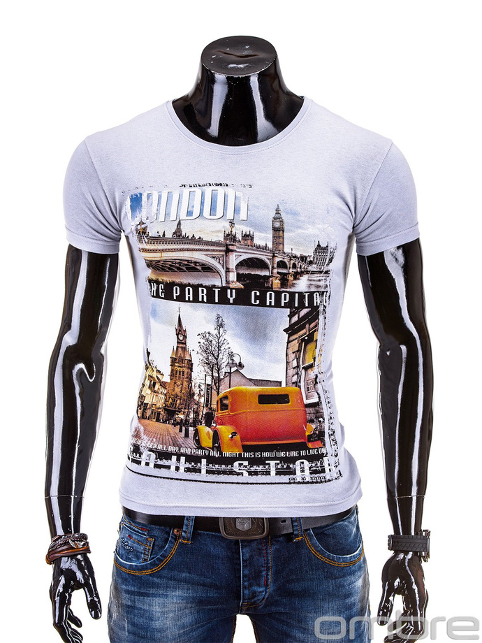 Men's t-shirt S567 - grey