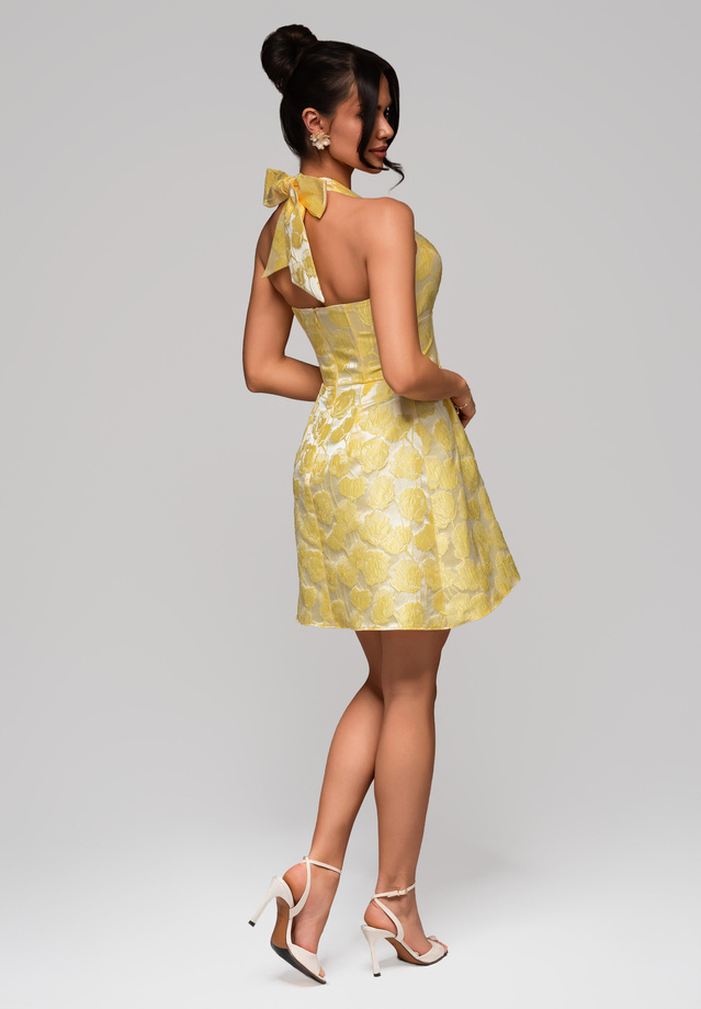 Evening dress LA-OM-DLR083 Regular Fit green