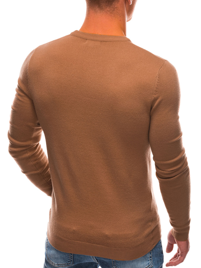 Men's sweater - light brown V2 EM-SWBS-0100