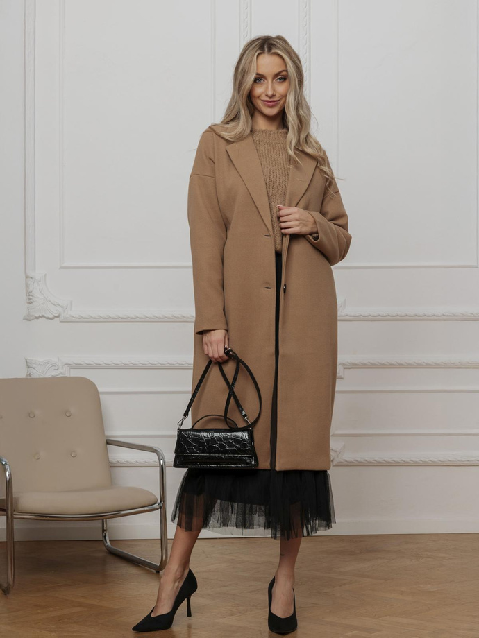 Women's coat CLR036 - camel