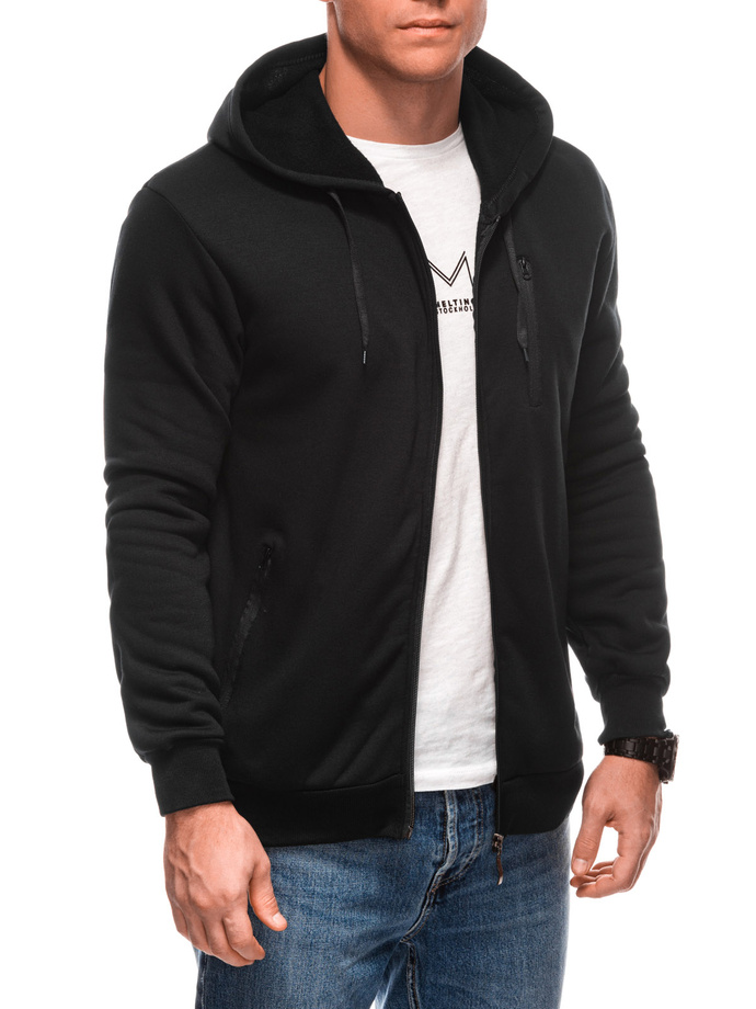 Men's hooded sweatshirt B1704 - black