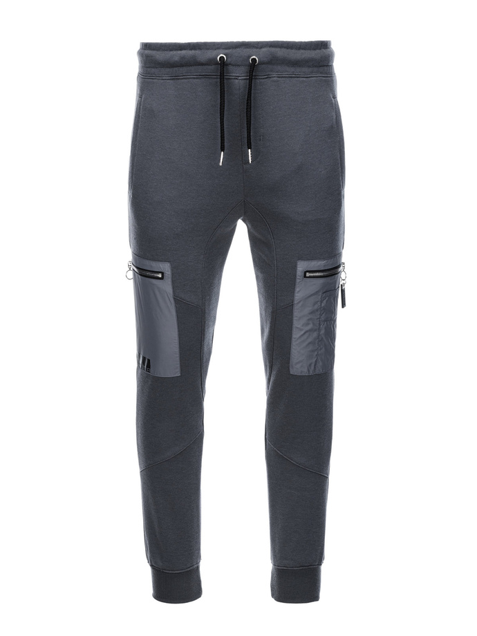 Men's sweatpants - dark grey P917